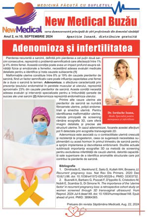 Coperta Ziar New Medical Nr. 10 - Septembrie 2024