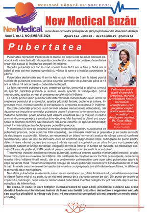 Coperta Ziar New Medical Nr. 12 - Noiembrie 2024