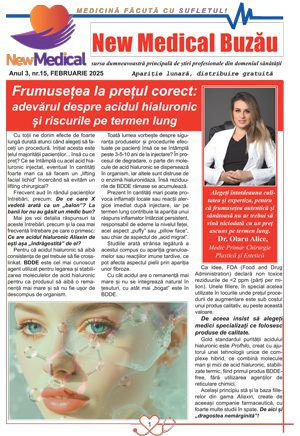 Coperta Ziar New Medical Nr. 15 - Februarie 2025