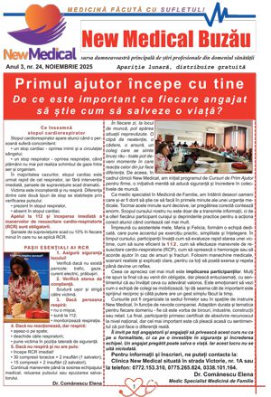 Coperta Ziar New Medical Nr. 24 - Noiembrie 2025